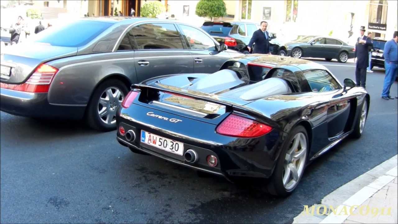 PORSCHE CARRERA GT (#751) in Monaco - great Sound