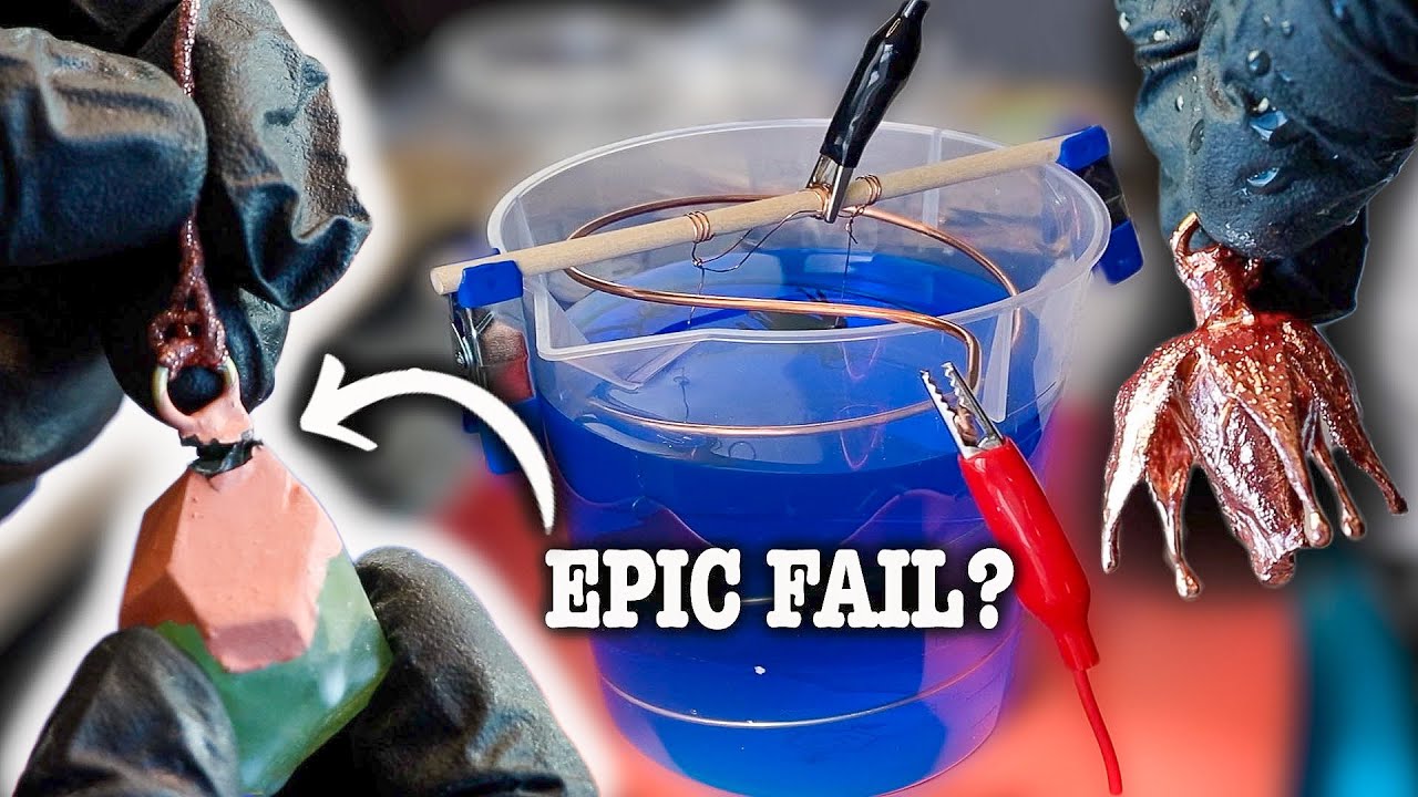 HOW TO MAKE ELECTROFORMED FLOWER JEWELRY! & maybe epically failing at it…