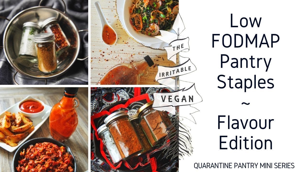 Flavours, Spices and Snacks Edition / Low FODMAP Pantry Staples / Quarantine Special / Cook #withme