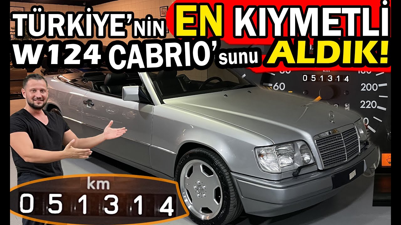 TAM 51.314 KM'DE ,TÜRKİYE'NİN EN KIYMETLİ A124 CABRIOSUNU SATIN ALDIK ! MERCEDES BENZ A124 CABRIOLET