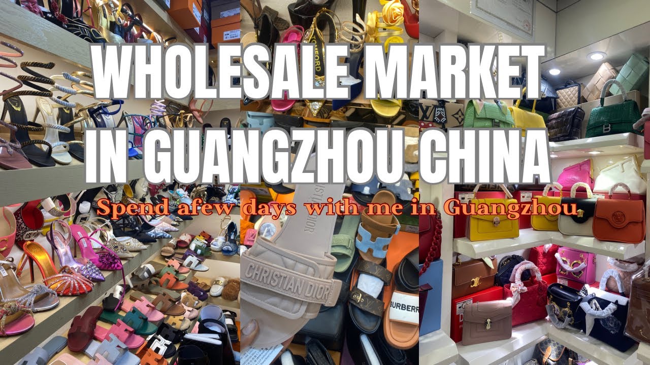 ОПТОВЫЙ РЫНОК ГУАНЧЖОУ, КИТАЙ 🇨🇳: обувь и сумки.
