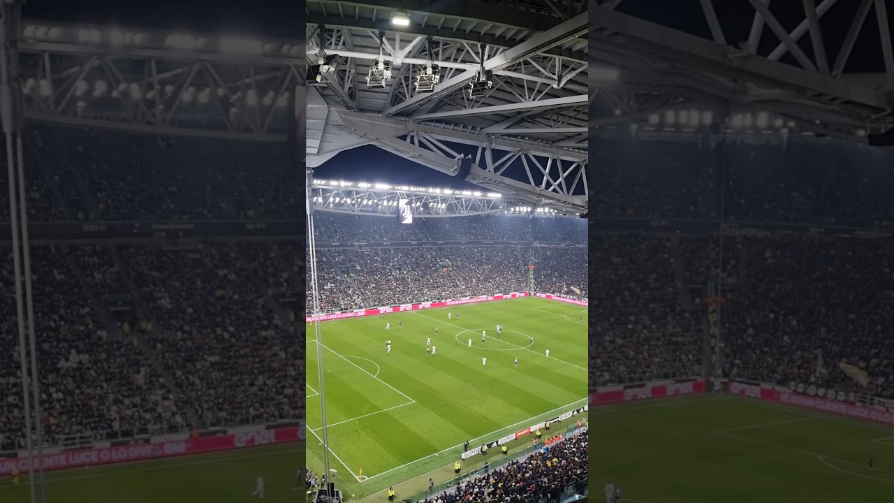 ALLIANZ STADIUM SOLD OUT 🏟 JUVENTUS INTER 1-0 #juventusinter  #juventus #juve #allianzstadium