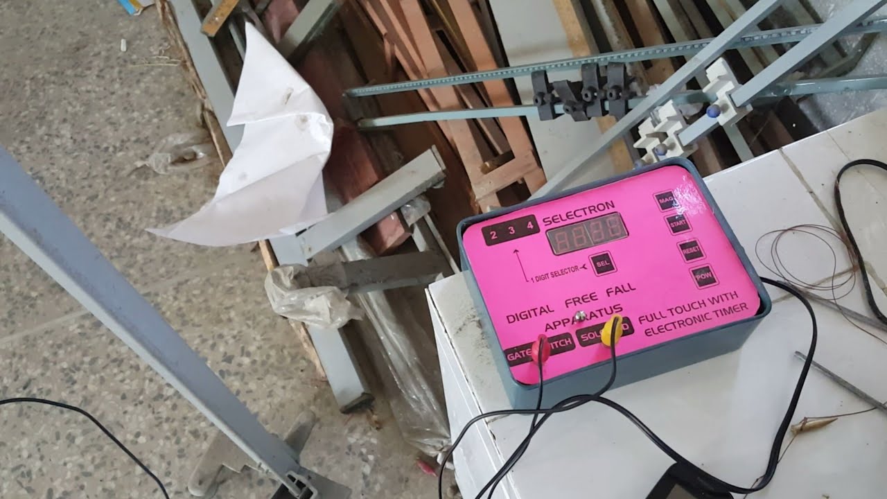 Acceleration Due to Gravity(g) Measurement by Free Fall Apparatus