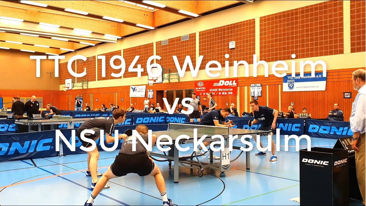 3. Bundesliga: TTC 1946 Weinheim vs NSU Neckarsulm [ 2019/2020 ]
