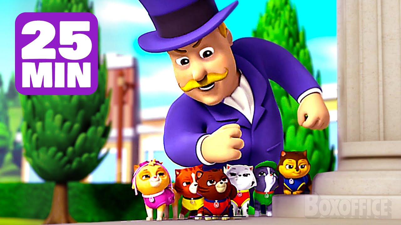 ¡El alcalde Humdinger contra PAW Patrol! | ¡Las mejores escenas del enfrentamiento! 🌀 4K