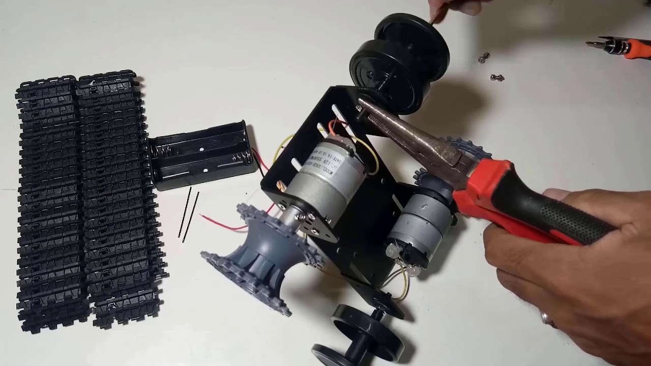 How to assembly a tank robot chassis | #roboticsloverkatit |