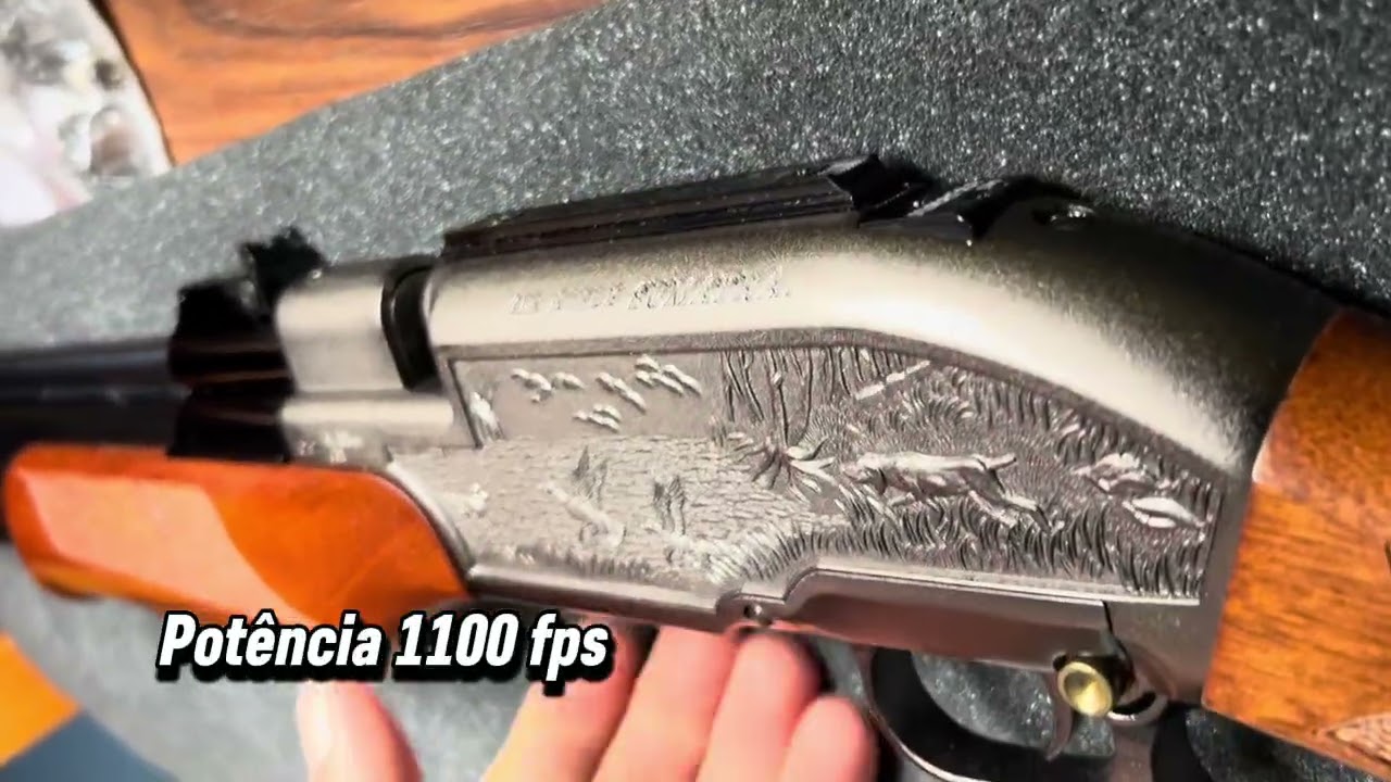 Sumatra 500 pcp (pistão pré carregado) rifle de ar