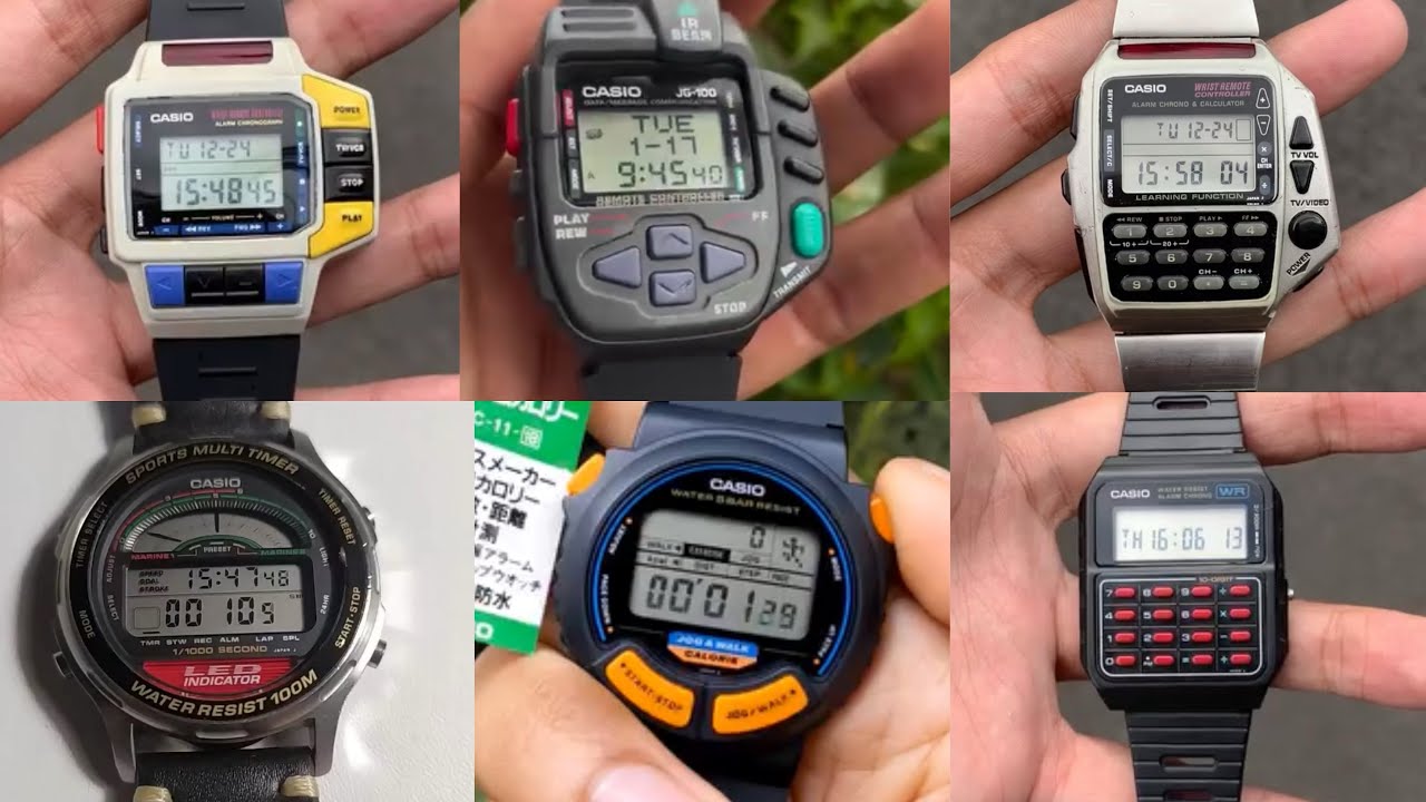 Best 80s & 90s Vintage CASIO watches !!!