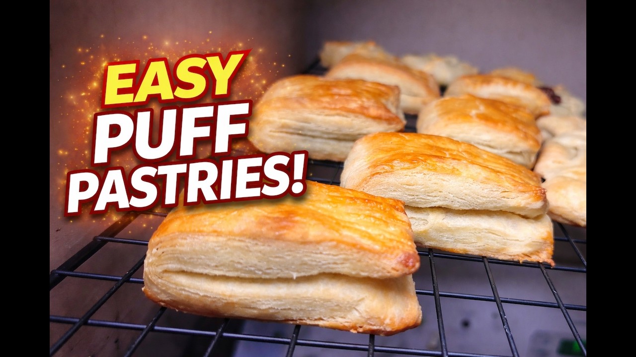 Easy Puff Pastry Recipe | Crispy, Buttery & Flaky