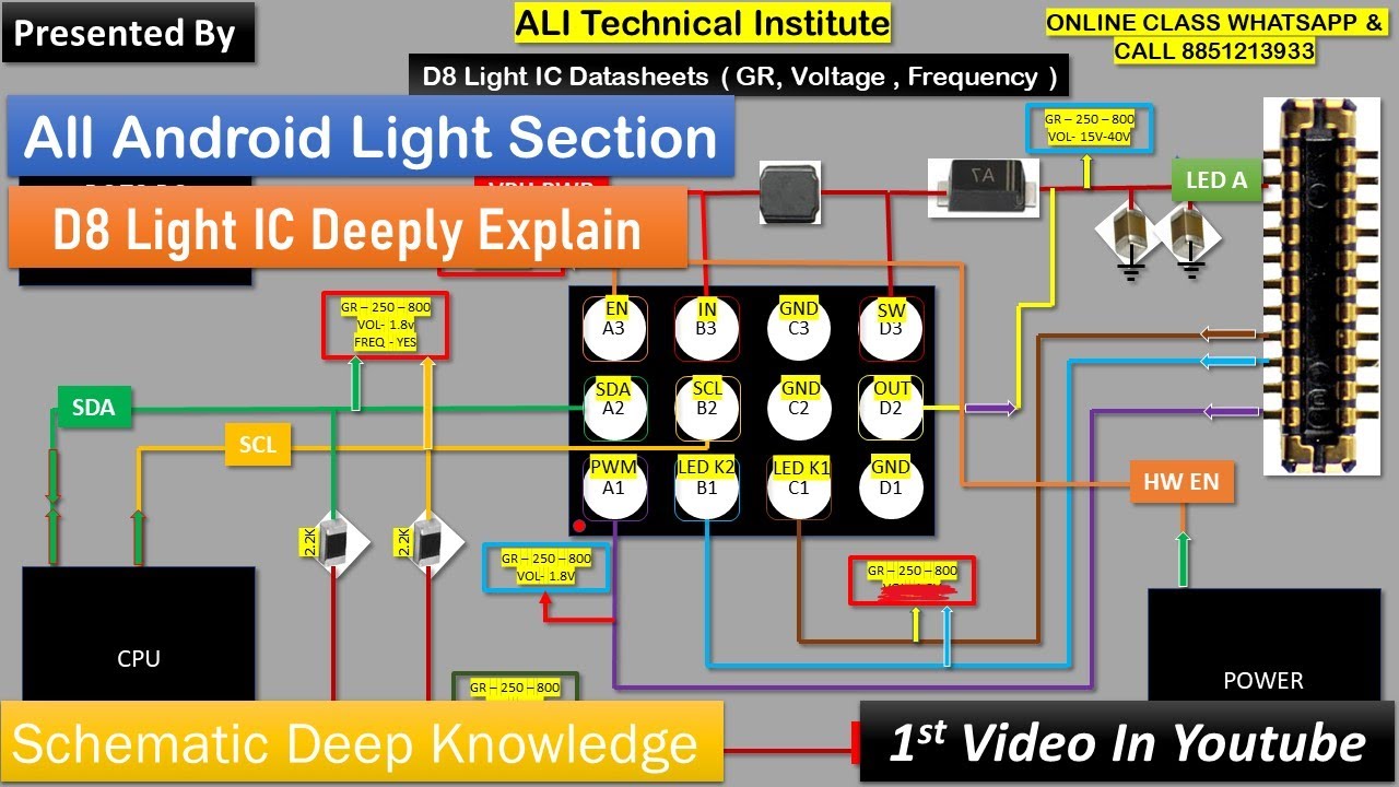 D8 Light IC Datasheet Deeply Explain With Schematic ||  Join Our Next Online Batch  8851213933