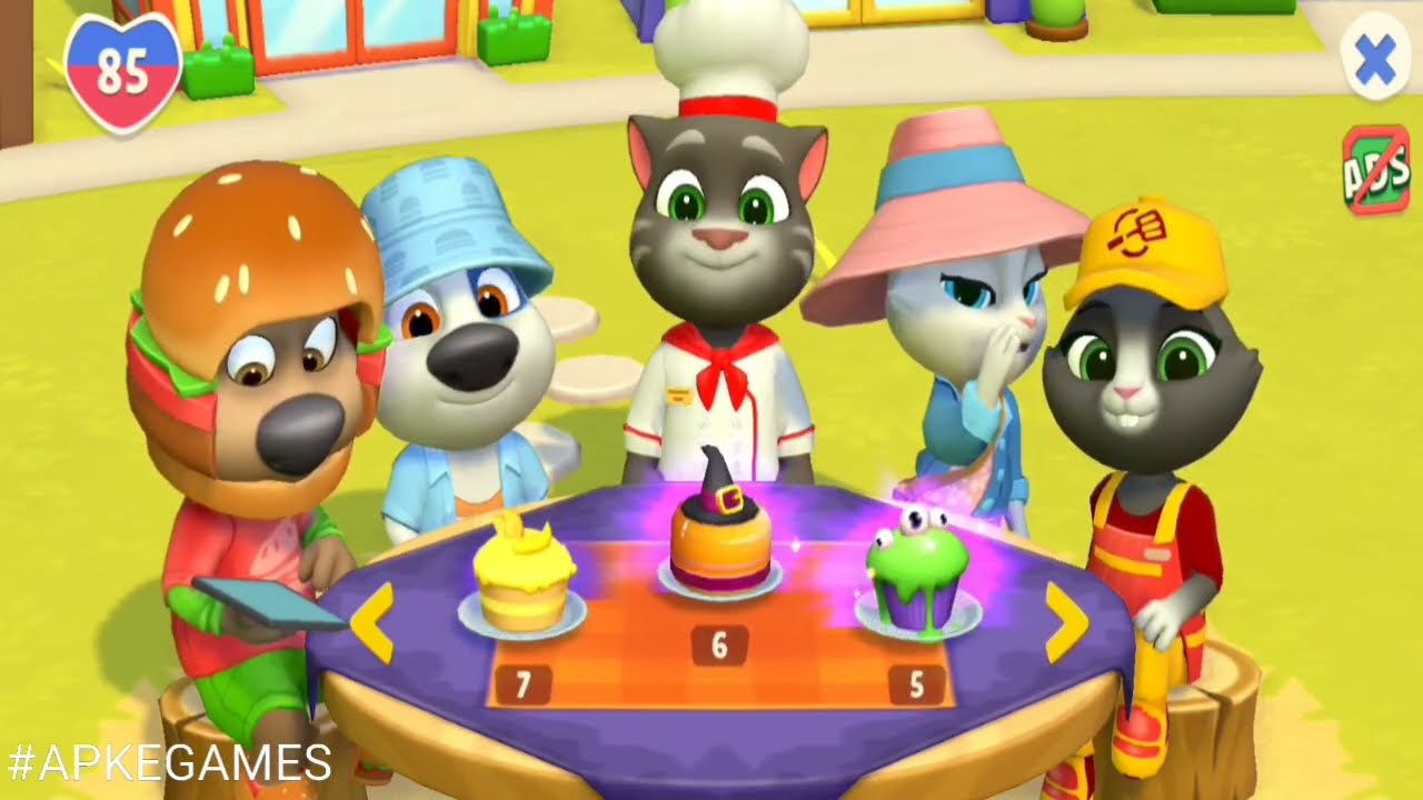 My Talking Tom Friends 2 Halloween update Gameplay Android ios 