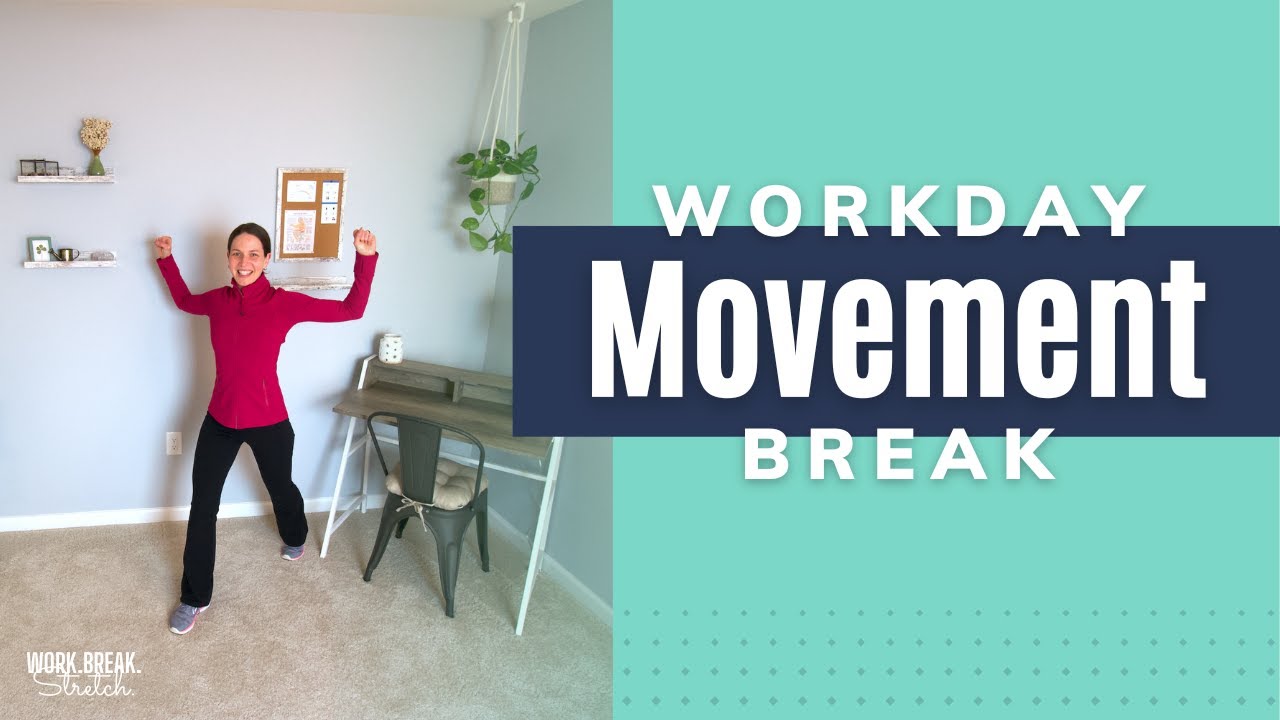 8-Minute Workday Movement Break | One Less Exercise Per Round