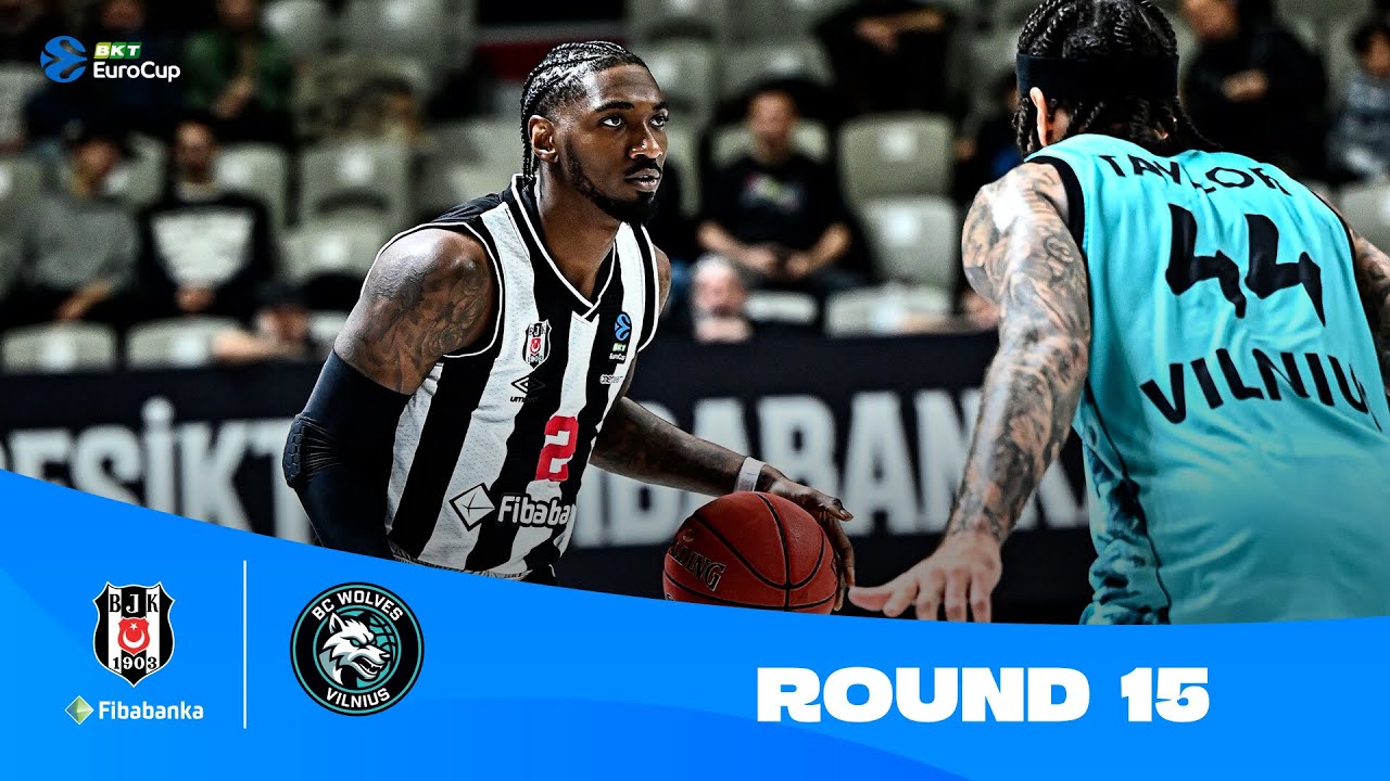 BRILLIANT BACKCOURT SNAPS losing streak! | Besiktas - Wolves | R15 2024-25 BKT EuroCup HIGHLIGHTS