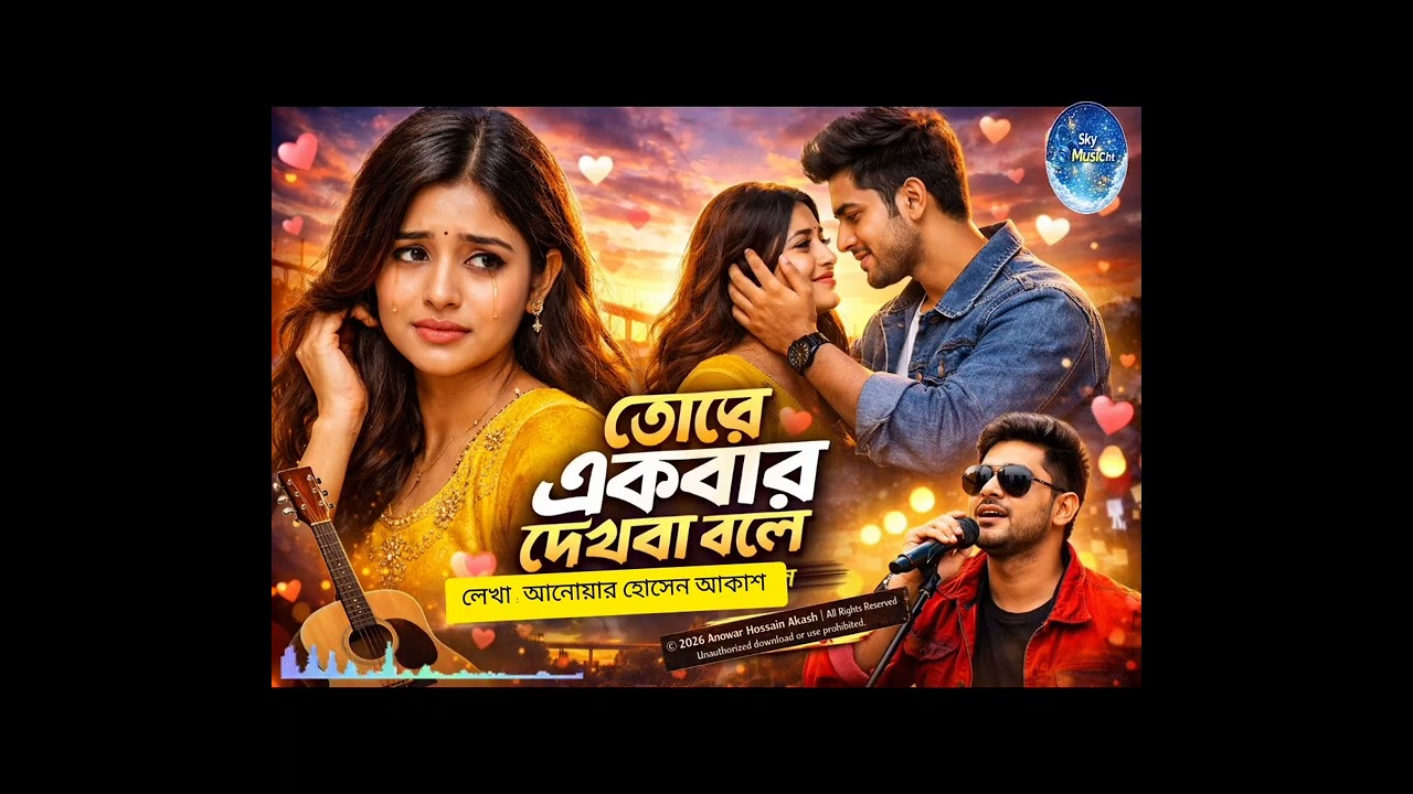 তোরে একবার দেখবো বলে | হৃদয় ভাঙা বিরহের গান | Anwar Hossain Akash New Song