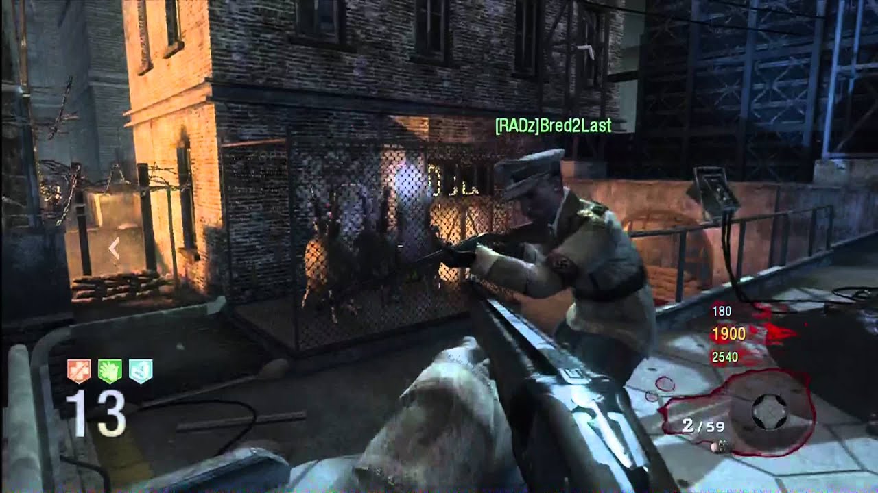 Nazi Zombies: Der Riese Only Double Barrel Shotgun Co-op