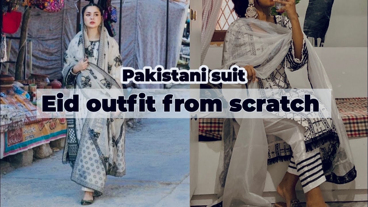 My Eid outfit from scratch 