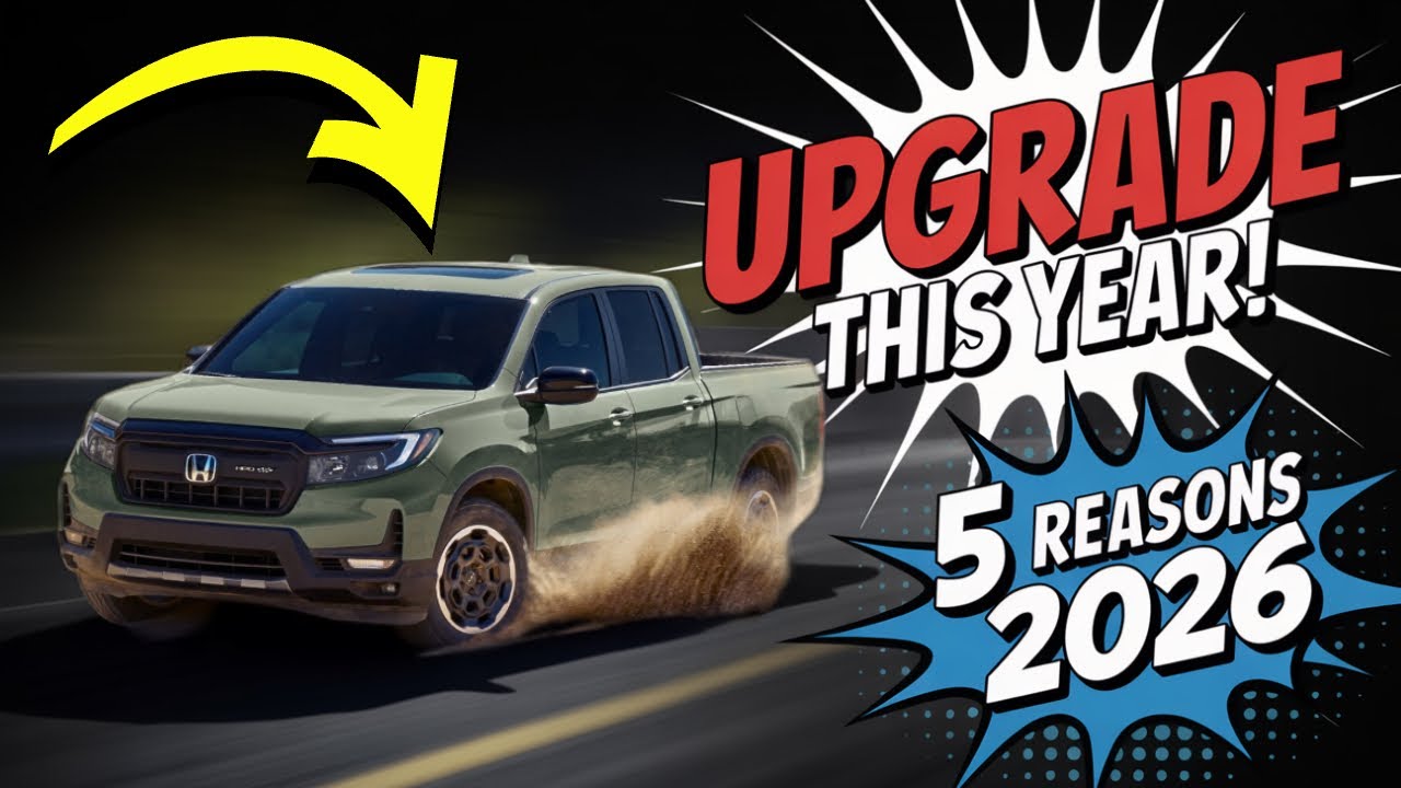 Honda Ridgeline 2026 года — 5 причин обновиться в этом году!