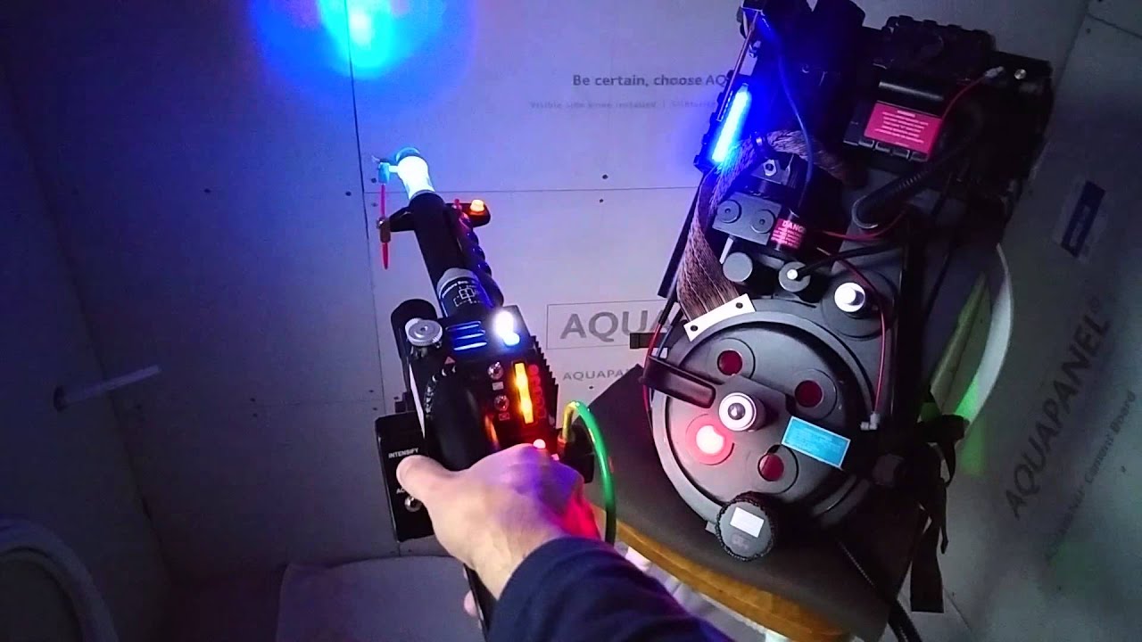 Ghostbusters Proton Pack #6 light and sound demo