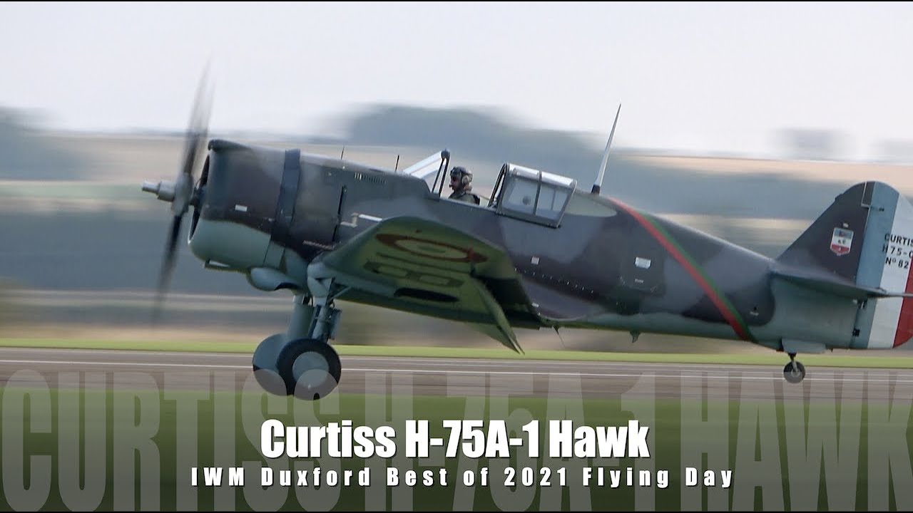 Curtiss H-75A-1 Hawk - Imperial War Museum Duxford 'Best of 2021 Flying Day'