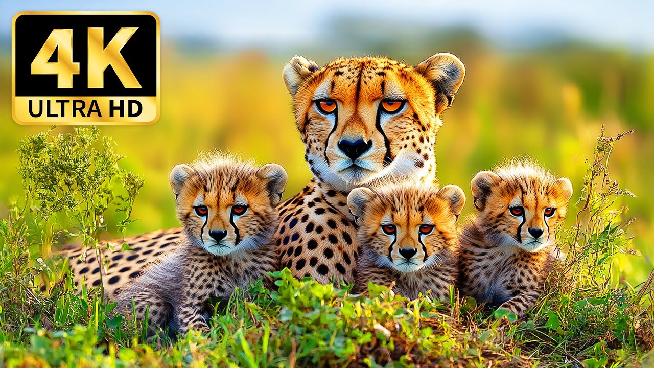 4K Animal Kingdom – Majestic Wildlife and Serene Natural Scenery with Soothing Music