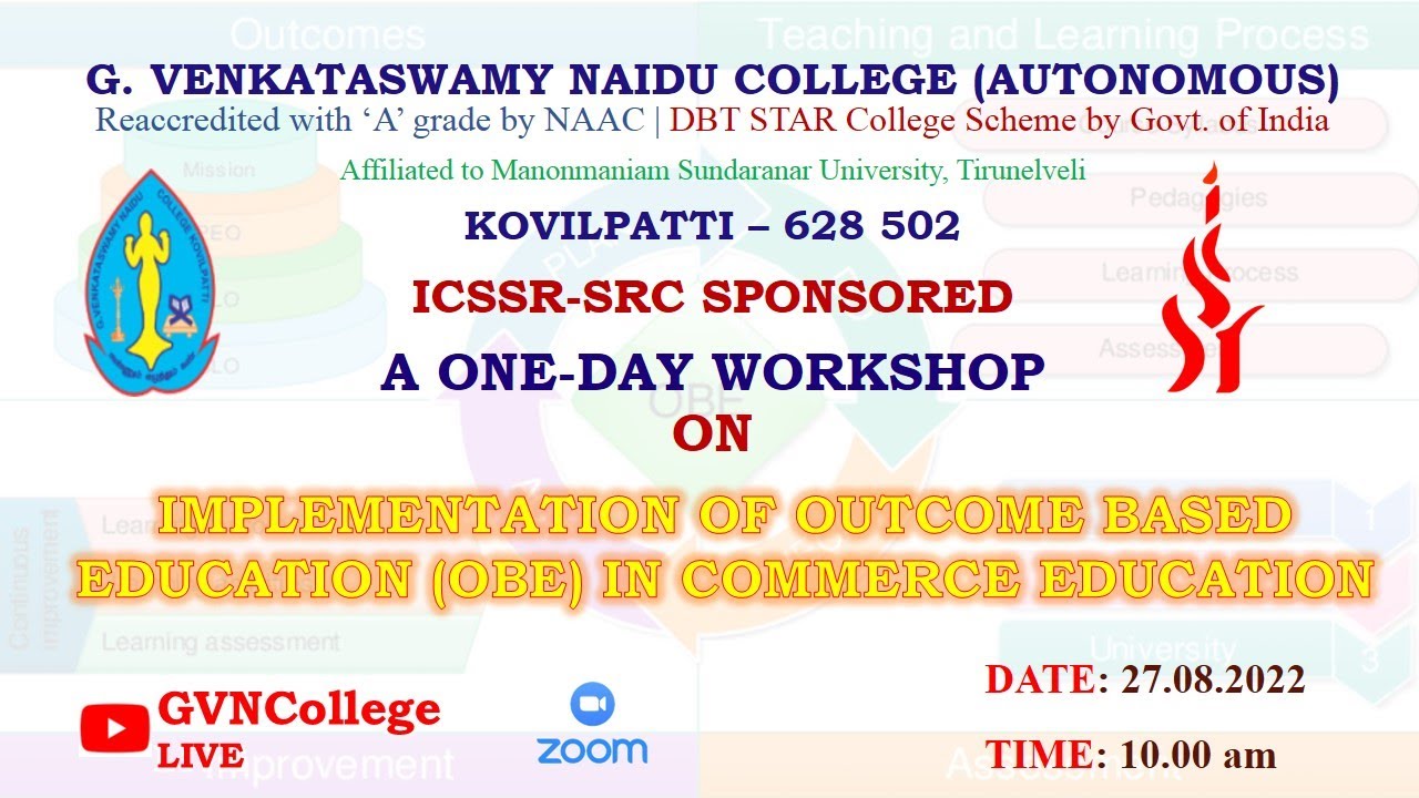 ICSSR Sponsored Online Workshop on 