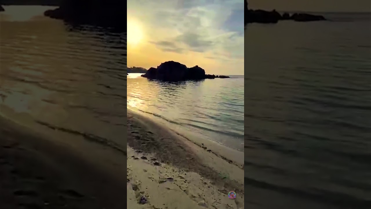 Promenade en direct sur la plage du Ruppione à Pietrosella en Corse face au golfe d’Ajaccio