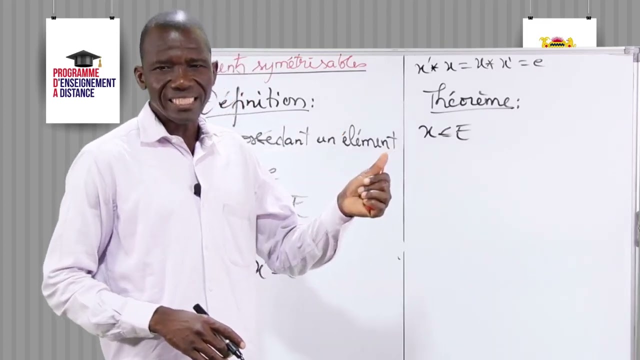 Le&ccedil;on 114 El&eacute;ments sym&eacute;trisables