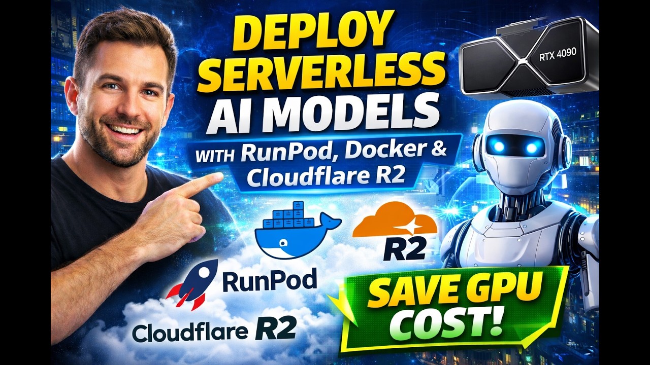Deploy a Serverless AI Models with RunPod, Docker & Cloudflare R2 (Save GPU Cost)