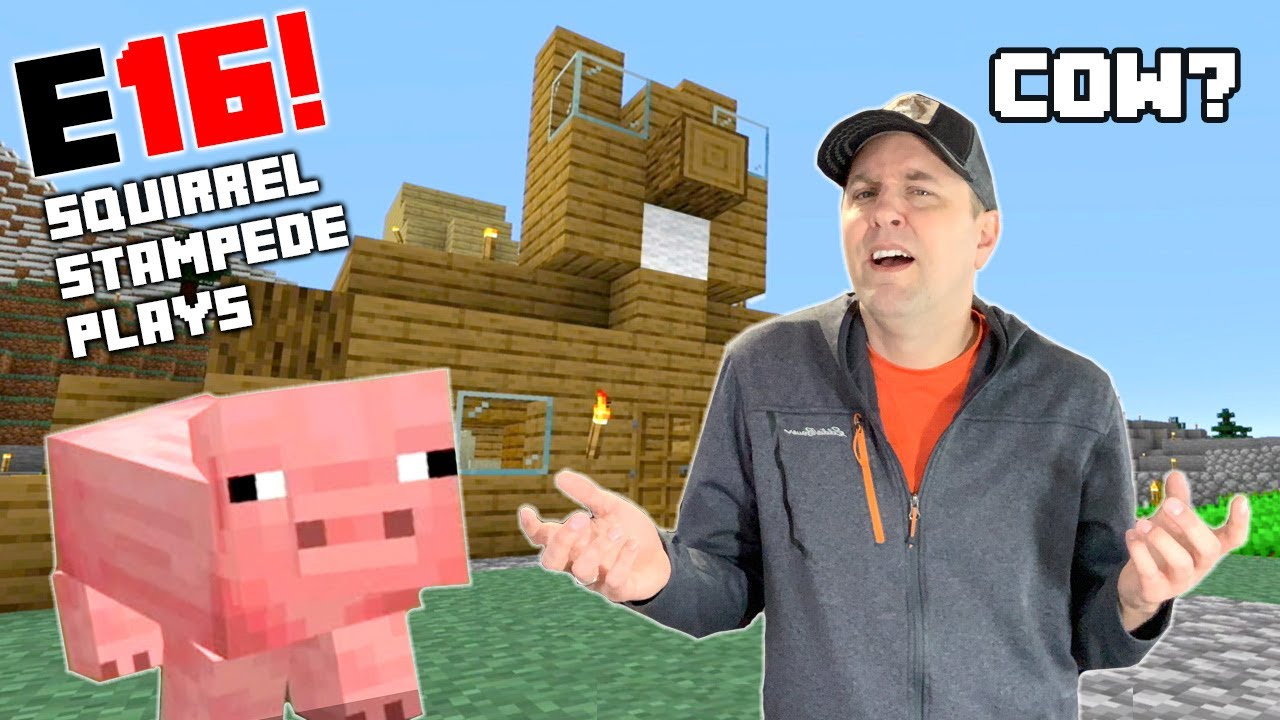 Squirrel Stampede Plays Minecraft Episode 16: Don't have a Cow!
