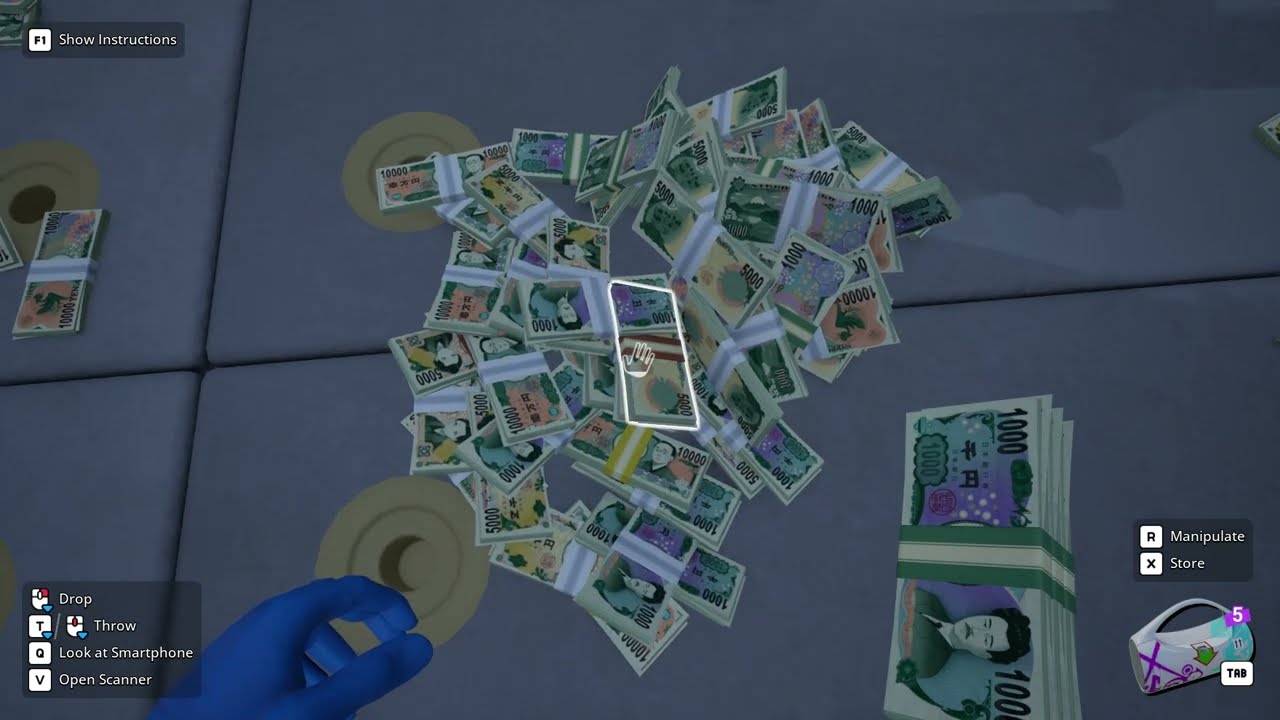 Cash Cleaner Simulator - Label Update - Reorganizing my Yen