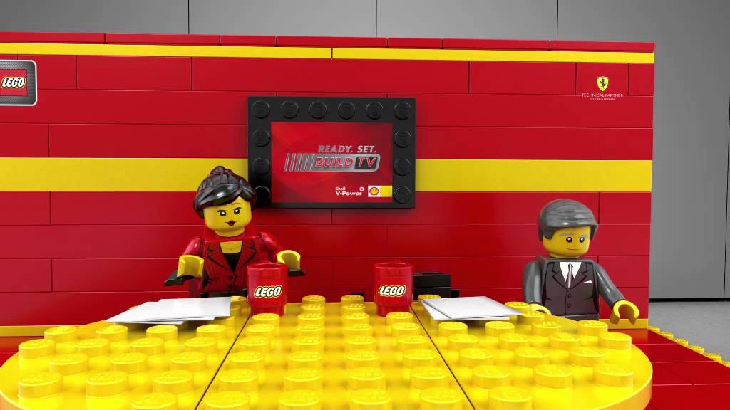 Shell V- POWER LEGO TV &ndash; Ferrari  F12B