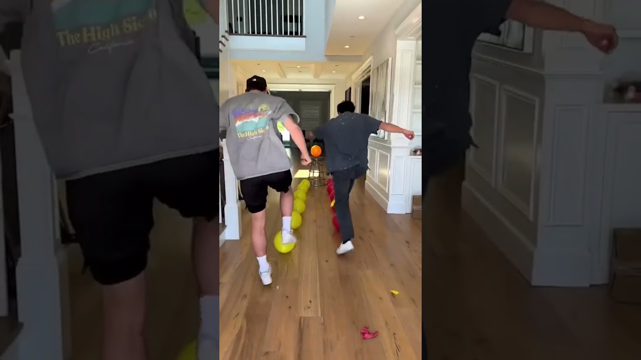 Challenged My Bestfriend To A Balloon Pop Challenge!