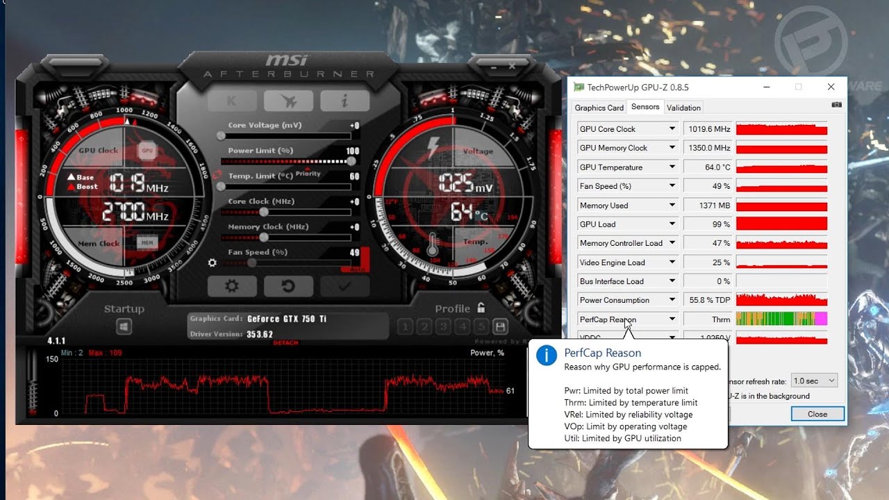 GPUs NVIDIA: Explicação e testes sobre PerfCap Reason GPU-Z + Power e Temp Limit - Peperaio Hardware