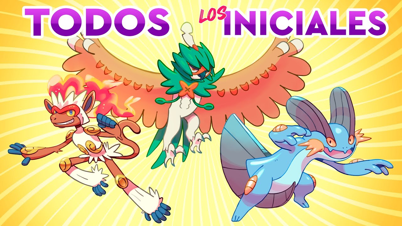 TODOS LOS POKÉMON INICIALES EXPLICADOS