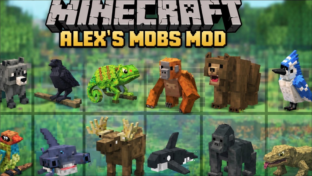 VILLAGER ZOO ANIMALS MOD / FIND A HOUSE TO BREED AND TAME ANIMAL MOB !! Minecraft Mods