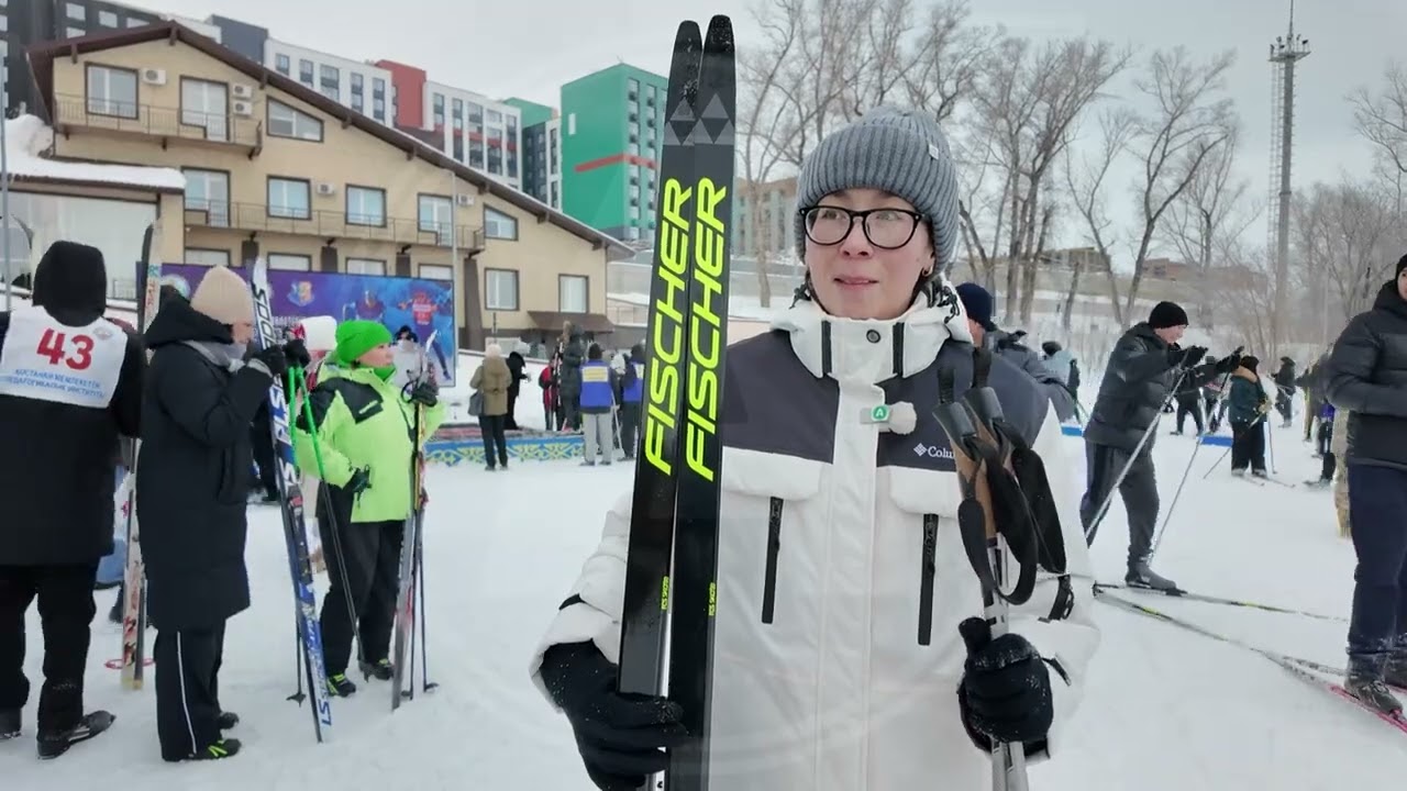 Лыжный фестиваль собрал в Костанае более двух тысяч участников