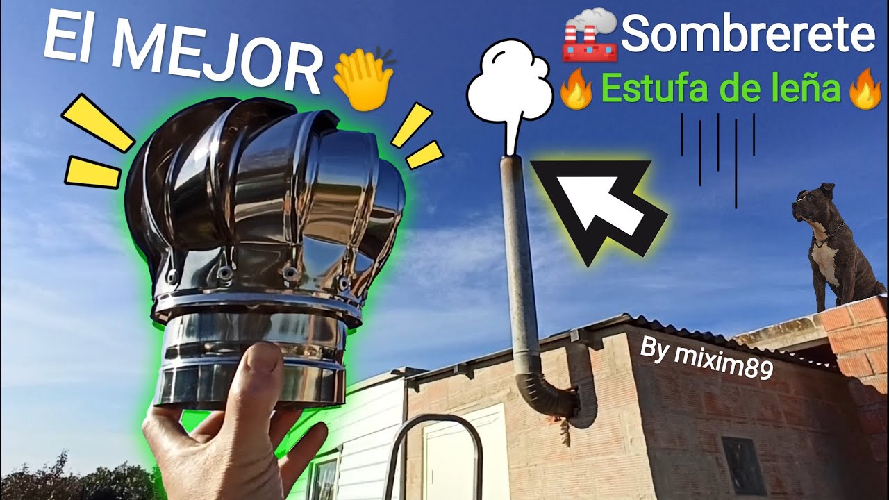 Instalaci&oacute;n Sombrerete Aspirador Giratorio Turbo Chimenea Expulsa el humo sin dificultad by mixim89