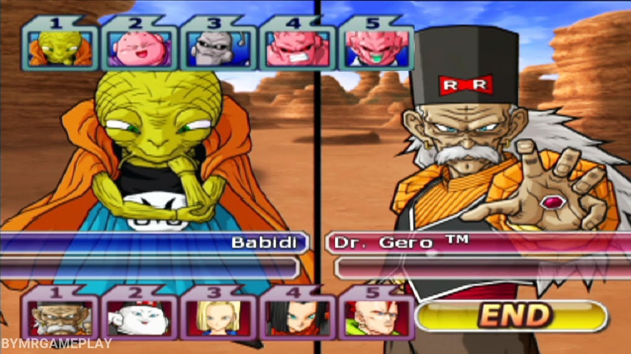 Dragon Ball Z: Budokai Tenkaichi 3 Team Buu vs Team Androides (CPU VS CPU)