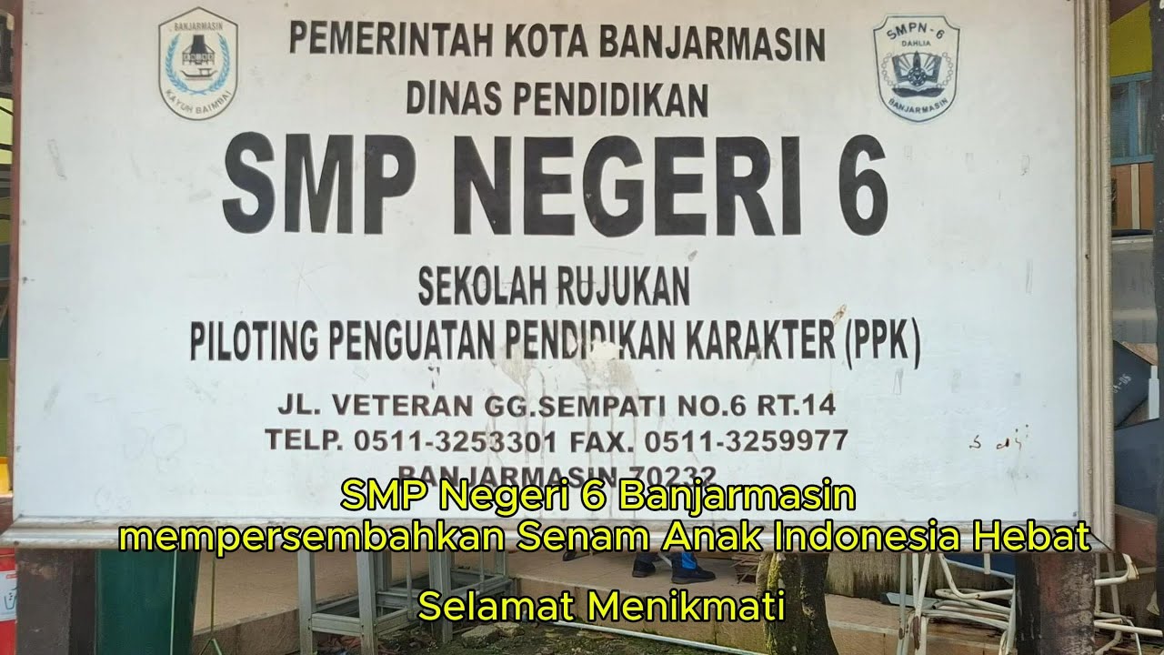 Lomba Senam Anak Indonesia Hebat 2025 SMP Negeri 6 Banjarmasin - Kalimantan Selatan