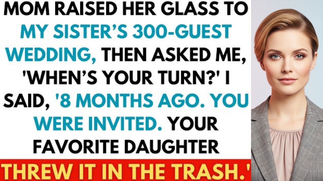 “Your Sister’s Wedding Will Be Perfect,” Mom Said—So I Told Her Mine Already Happened