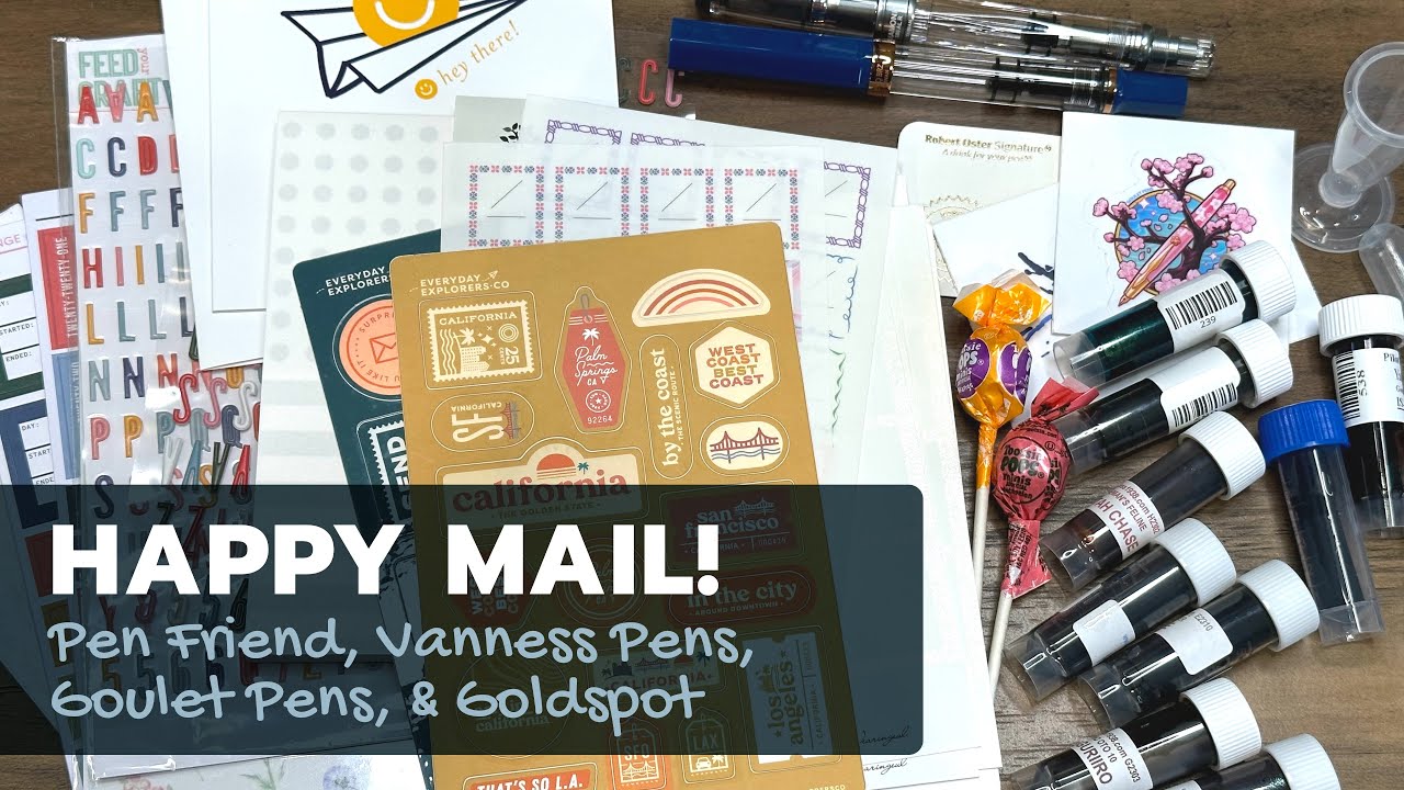 HAPPY MAIL! | Pen Pal, Goulet, Vanness, and Goldspot Unboxing