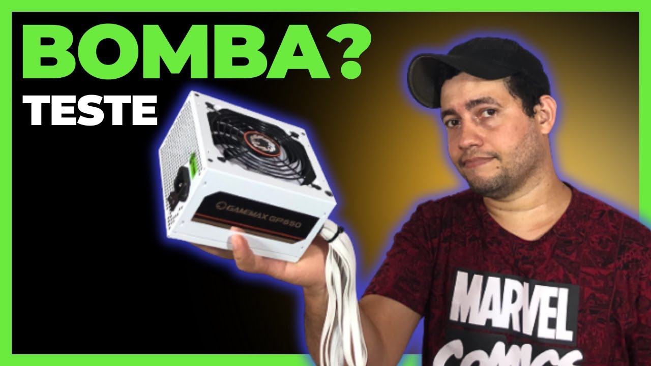 FONTE GAMEMAX GP650 É BOMBA, REVIEW E TESTE COMPLETO