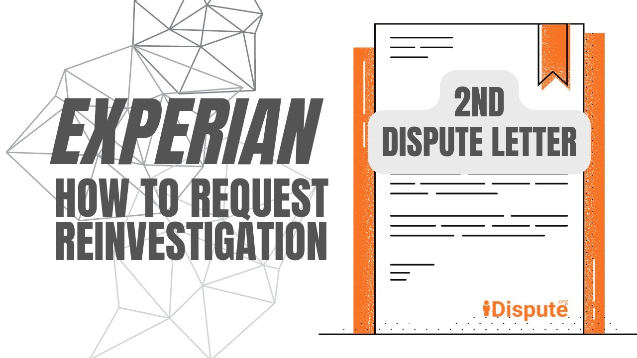 2nd Letter to Experian: How to Request Credit Report Errors Reinvestigation - I Dispute