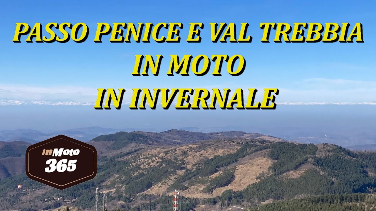 Passo Penice e Val Trebbia in invernale in Moto