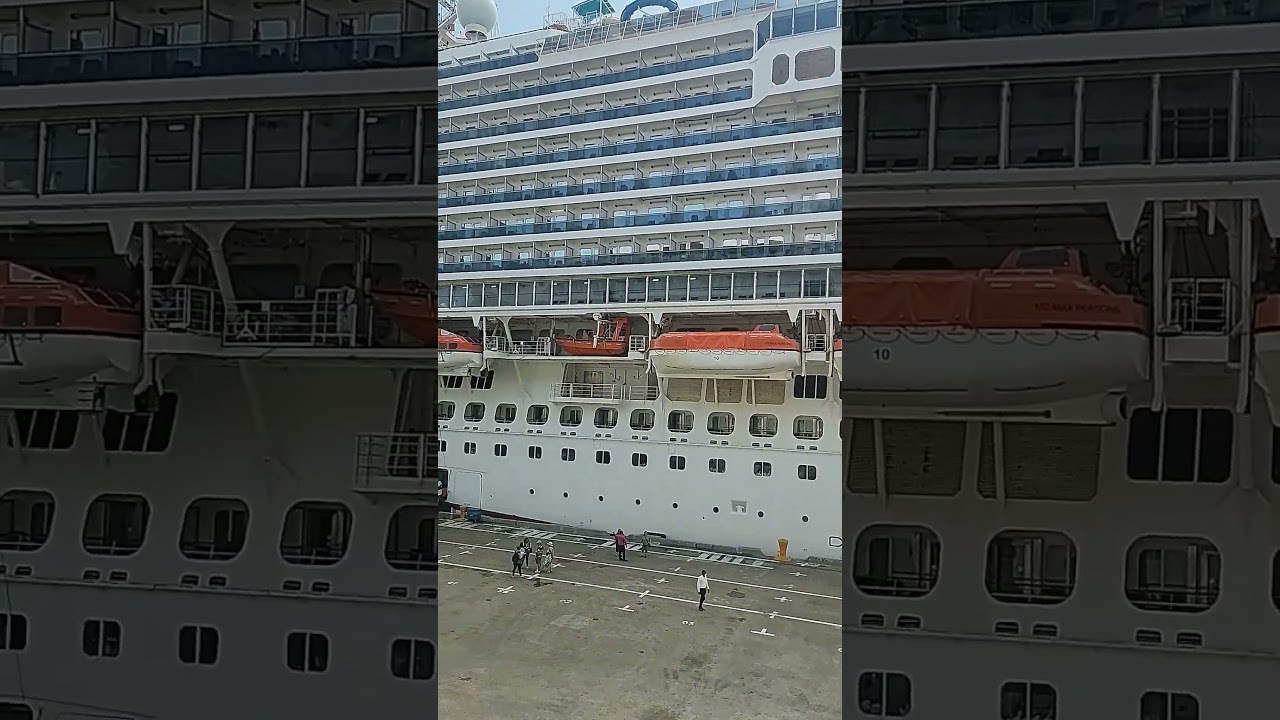 #cruise ship # Mumbai port#
