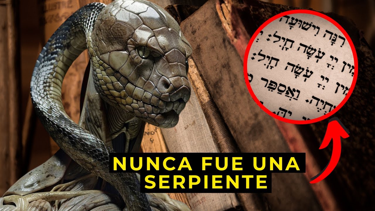 LA SERPIENTE DE G&Eacute;NESIS NO ES UNA SERPIENTE... TEXTO HEBREO ENCONTRADO REVELA LA VERDAD