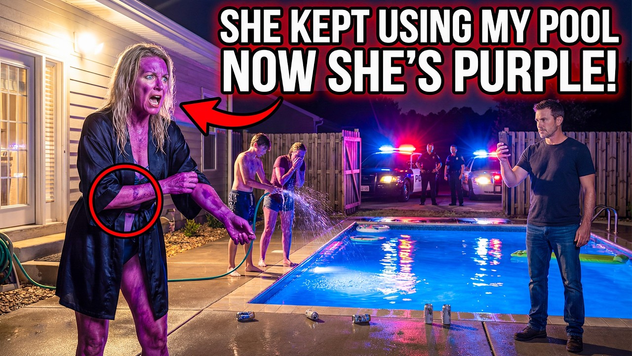 HOA Karen’s Family Kept Sneaking Into My Pool — So I Added Powder That Exposed Them Instantly