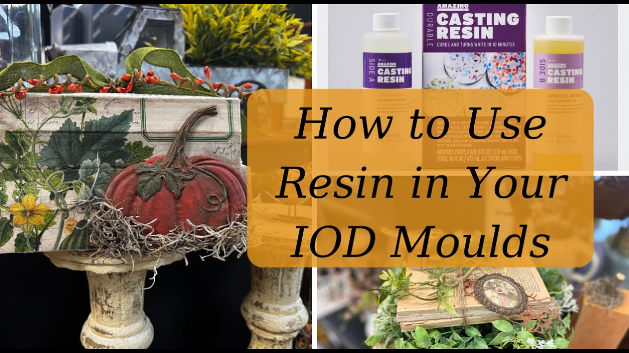 Amazing Casting Resin Tutorial | How to Use Resin | IOD 2023 | Iron Orchid Designs Moulds | Books