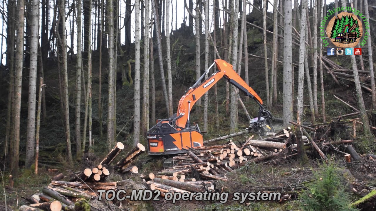Logset TH75/DoosanDX235 Harvester