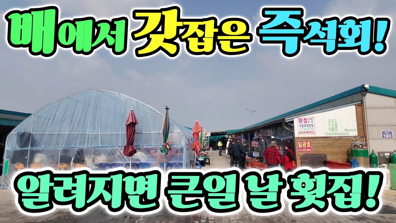 오이도 재래 어시장 봄도다리 꽉찼다! 전부 자연산? 무조건 공짜! 3만원에 진짜 다준다고? Korean fish market channel 